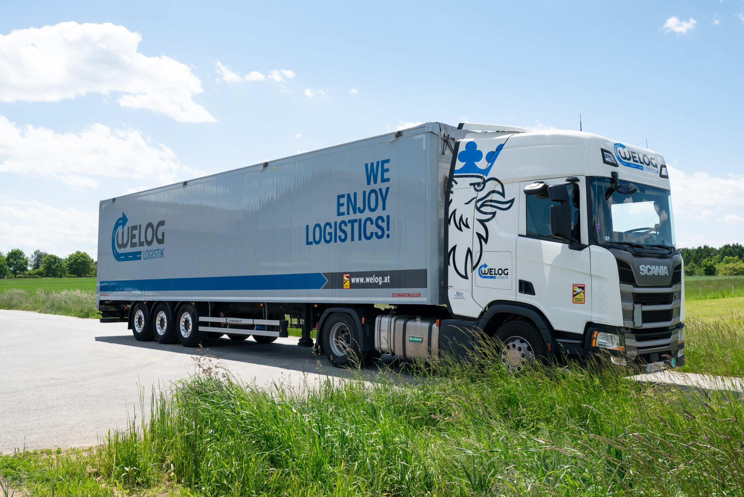WELOG LKW-Flotte und Logistik